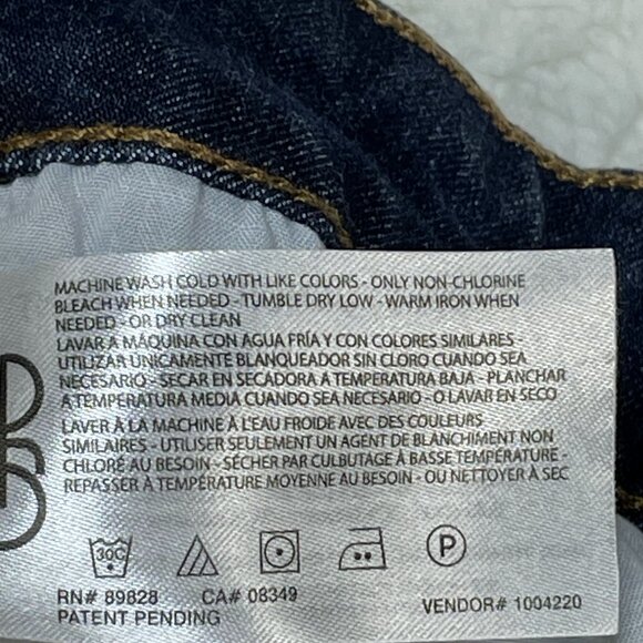 Chaps Ralph Lauren Womens Sz 8/29 Crop Kick Jeans Straight Leg Mid Rise 28x25 - Picture 13 of 14